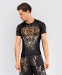 Photo1: VENUM Rashguard TIGER Short Sleeve Black/Neon Orange (1)