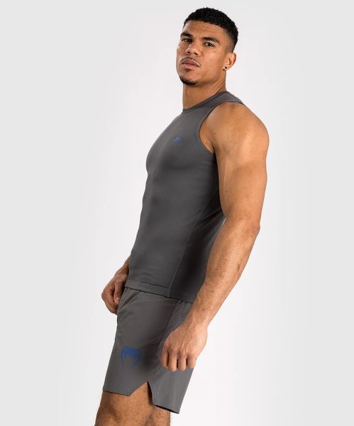 Photo3: VENUM Rashguard CONTENDER Sleeveless Gray (3)