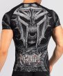 Photo4: VENUM Rashuguard GLADIATOR 5.0 Short Sleeve Black/Silver (4)