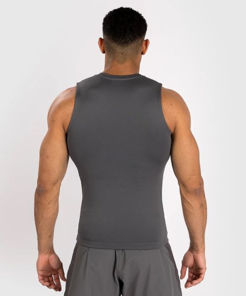 Photo2: VENUM Rashguard CONTENDER Sleeveless Gray (2)