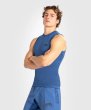 Photo3: VENUM Rashguard CONTENDER Sleeveless Blue (3)