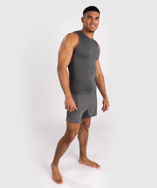 Photo4: VENUM Rashguard CONTENDER Sleeveless Gray (4)