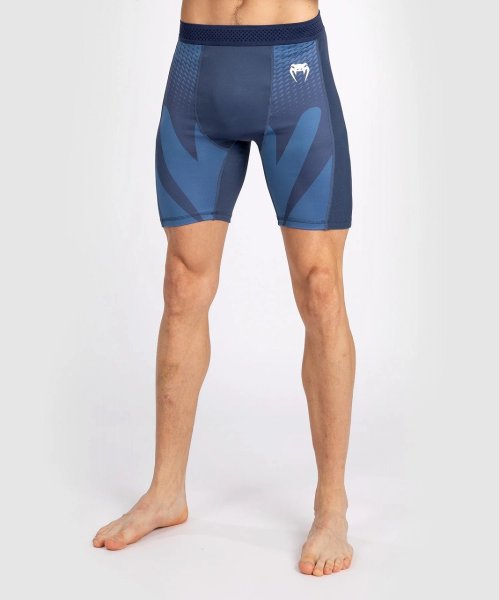 Photo1: VENUM Vale Tudo Shorts ATTACK Navy (1)