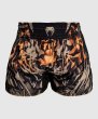 Photo1: VENUM Muay Thai Shorts TIGER Black/Neon Orange (1)