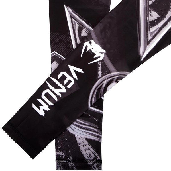 Photo7: VENUM Long Spats GLADIATOR 3.0 Black/White (7)