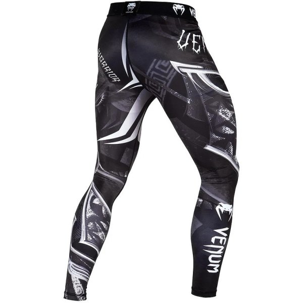 Photo4: VENUM Long Spats GLADIATOR 3.0 Black/White (4)