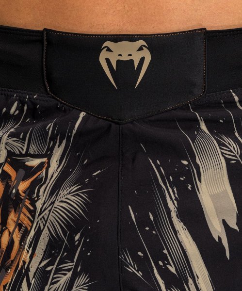 Photo6: VENUM Fight Shorts TIGER Black/Neon Orange (6)