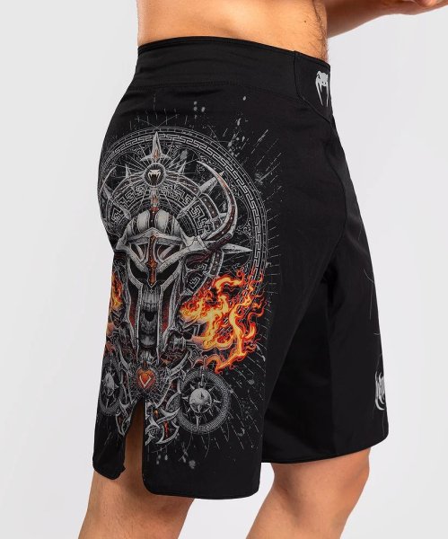 Photo2: VENUM Fight Shorts GLADIATOR 5.0 Black/Silver (2)