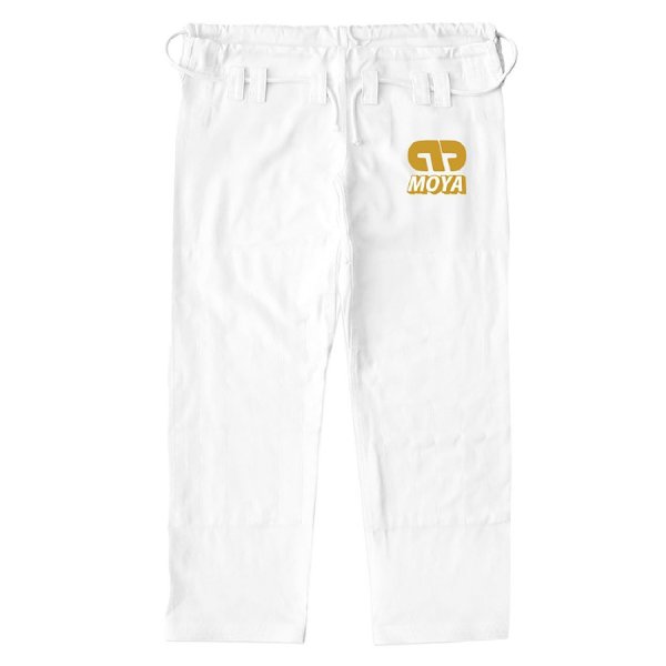 Photo2: MOYA BRAND Jiu Jitsu Gi STANDARD ISSUE X White/Gold (2)