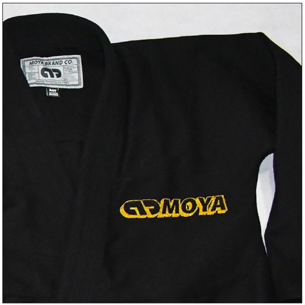 Photo3: MOYA BRAND Jiu Jitsu Gi STANDARD ISSUE X Black/Gold (3)