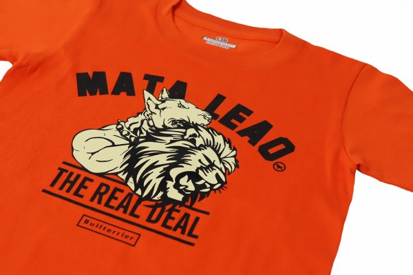 Photo3: BULL TERRIER Kids T-Shirts MATA LEAO Orange (3)