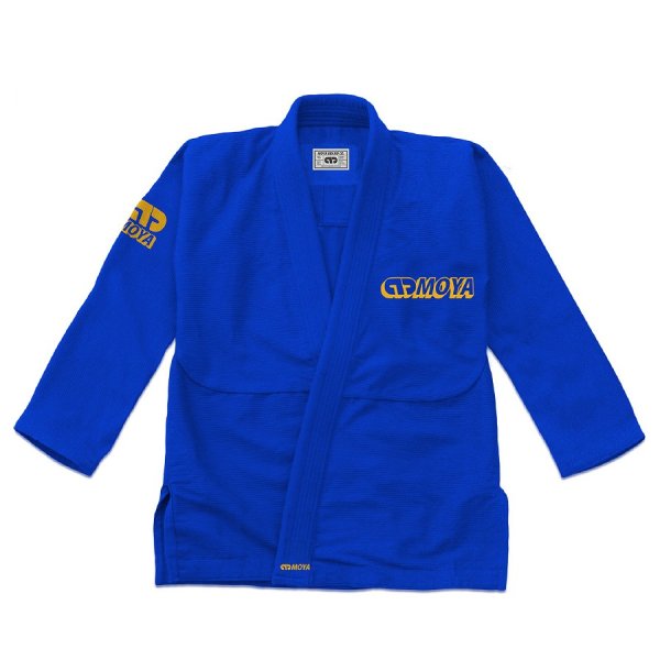 Photo1: MOYA BRAND Jiu Jitsu Gi STANDARD ISSUE X Blue/Gold (1)