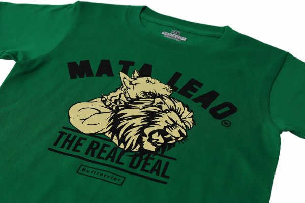 Photo3: BULL TERRIER Kids T-Shirts MATA LEAO Green (3)
