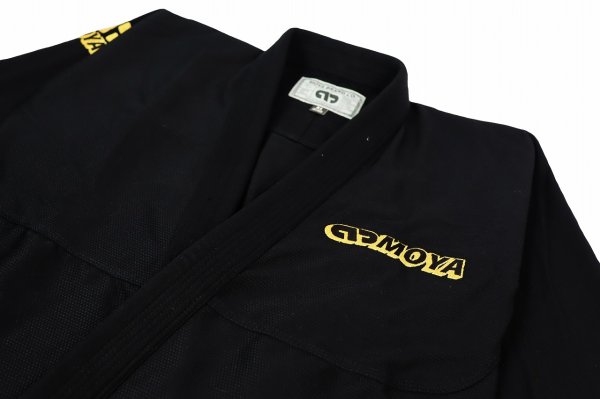 Photo6: MOYA BRAND Jiu Jitsu Gi STANDARD ISSUE X Black/Gold (6)