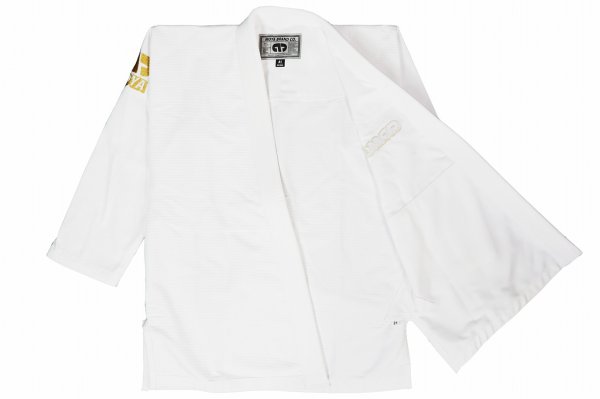 Photo4: MOYA BRAND Jiu Jitsu Gi STANDARD ISSUE X White/Gold (4)