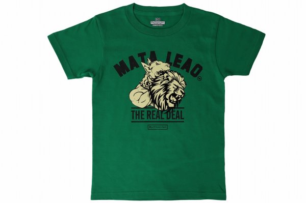 Photo1: BULL TERRIER Kids T-Shirts MATA LEAO Green (1)