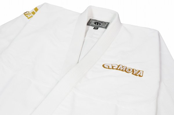 Photo6: MOYA BRAND Jiu Jitsu Gi STANDARD ISSUE X White/Gold (6)