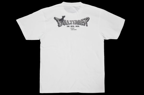 Photo1: BULL TERRIER T-Shirt BT QUEST White (1)