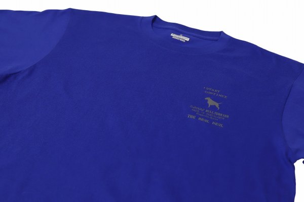 Photo3: BULL TERRIER T-Shirt BT QUEST Blue (3)