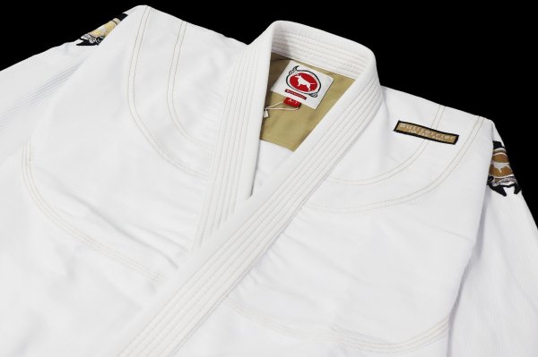 Photo5: BULLTERRIER Jiu Jitsu Gi LUX White (5)