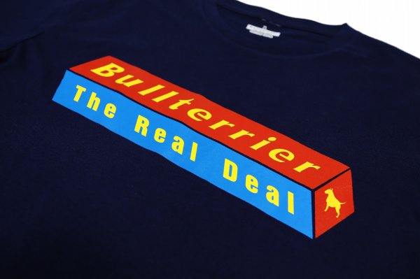 Photo3: BULL TERRIER T-Shirt 3D BOX Navy (3)