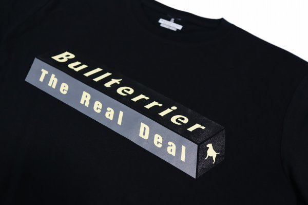 Photo3: BULL TERRIER T-Shirt 3D BOX Black/Gray (3)