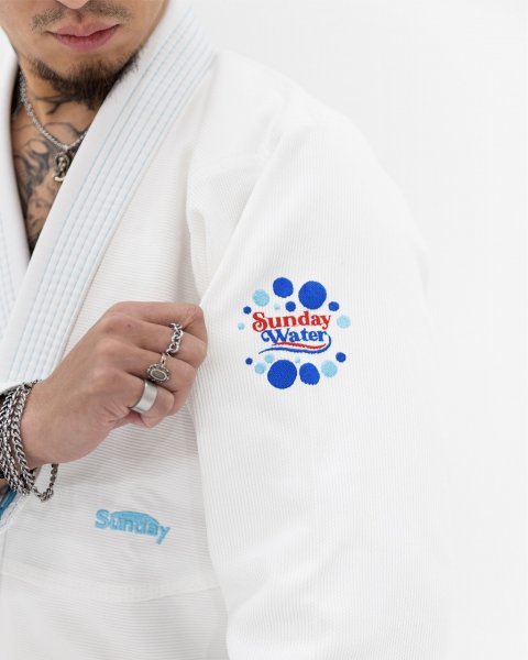 Photo11: SUNDAY GROCERY STORE Jiu Jitsu Gi Water White (11)