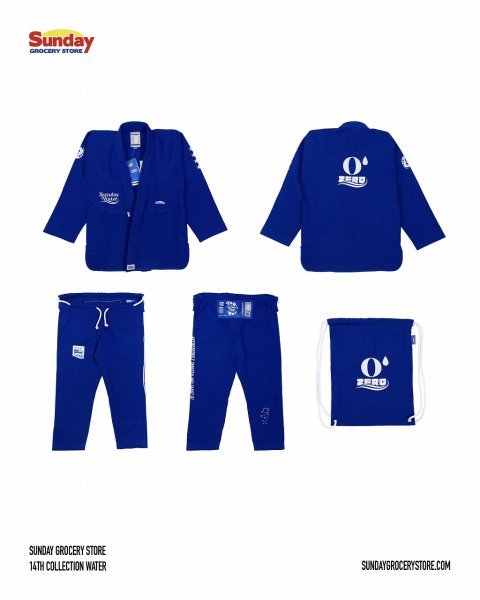 Photo16: SUNDAY GROCERY STORE Jiu Jitsu Gi Water Blue (16)