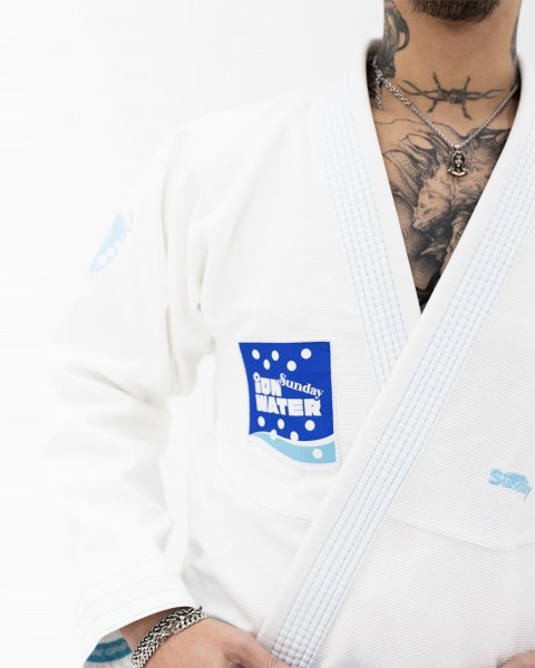 Photo10: SUNDAY GROCERY STORE Jiu Jitsu Gi Water White (10)