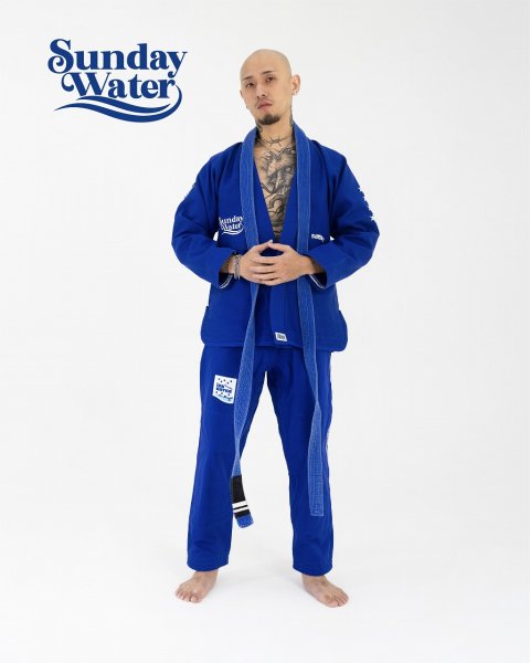 Photo6: SUNDAY GROCERY STORE Jiu Jitsu Gi Water Blue (6)