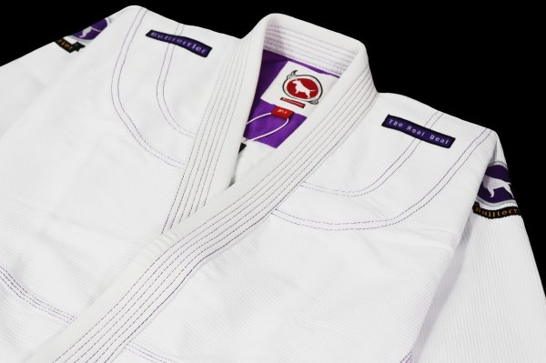 Photo5: BULLTERRIER Ladies Jiu Jitsu Gi SOFT LIGHT White (5)