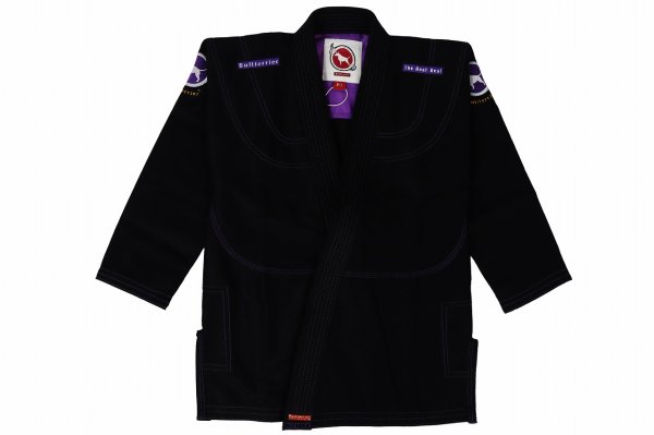 Photo1: BULLTERRIER Ladies Jiu Jitsu Gi SOFT LIGHT Black (1)