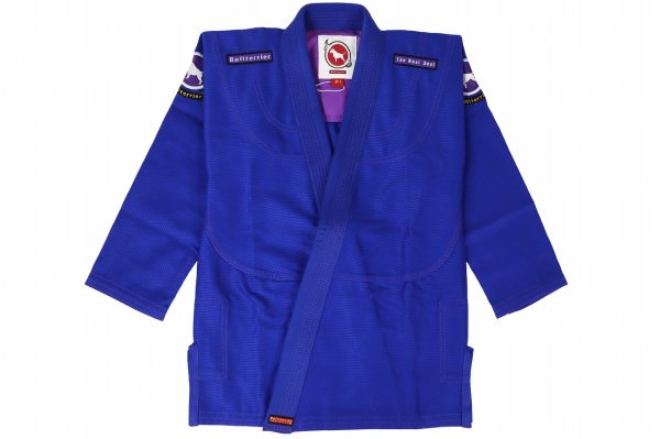 Photo1: BULLTERRIER Ladies Jiu Jitsu Gi SOFT LIGHT Blue (1)