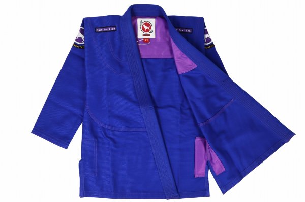 Photo2: BULLTERRIER Ladies Jiu Jitsu Gi SOFT LIGHT Blue (2)