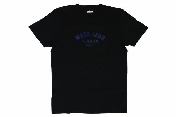 Photo1: BULL TERRIER T-Shirt MATA LEAO Black (1)