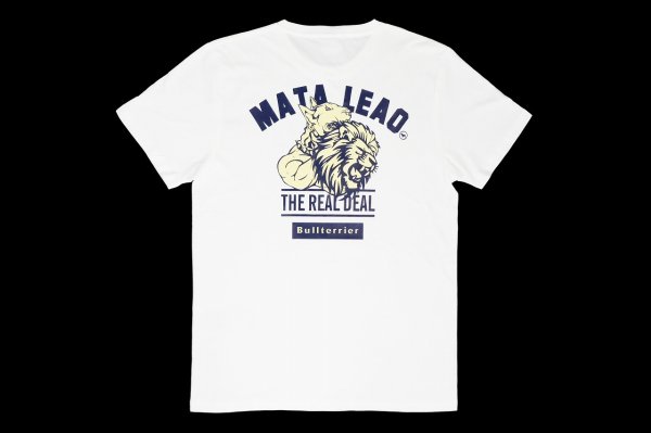 Photo2: BULL TERRIER T-Shirt MATA LEAO White (2)
