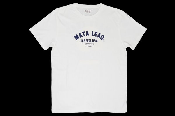 Photo1: BULL TERRIER T-Shirt MATA LEAO White (1)