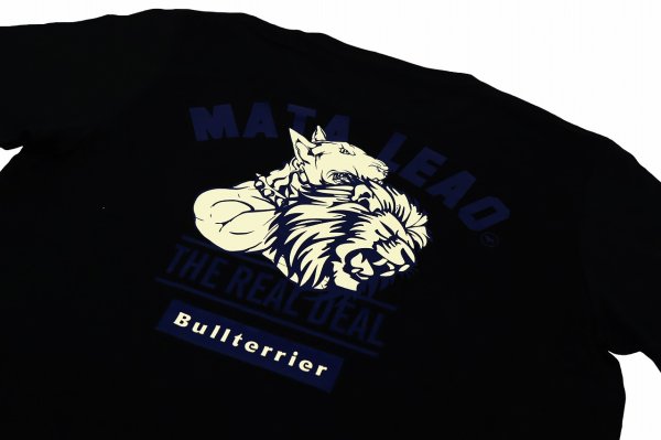 Photo4: BULL TERRIER T-Shirt MATA LEAO Black (4)