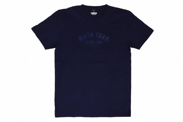 Photo1: BULL TERRIER T-Shirt MATA LEAO Navy (1)