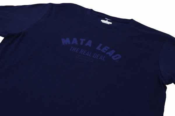 Photo3: BULL TERRIER T-Shirt MATA LEAO Navy (3)