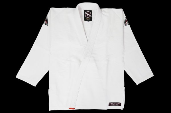 Photo1: Bull Terrier x Bonsai Jiu Jitsu Gi Classic White (1)