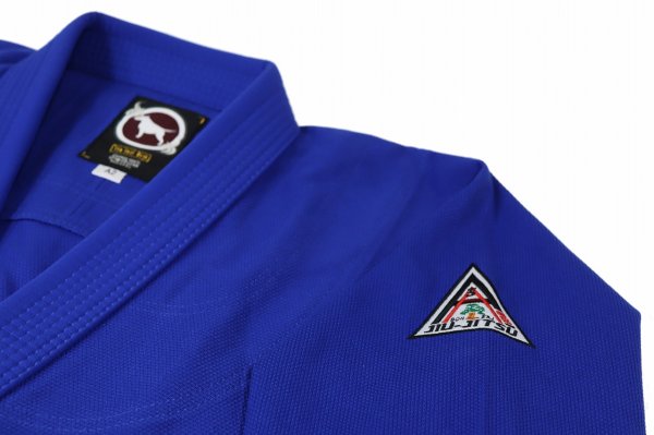 Photo5: BULLTERRIER x BONSAI Jiu Jitsu Gi Classic Blue (5)