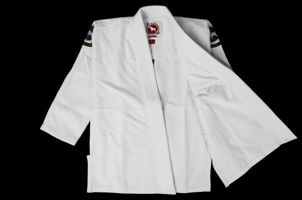 Photo2: BULLTERRIER Kids Jiu Jitsu Gi BASIC White (2)