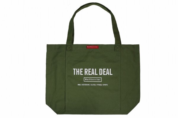 Photo4: BULL TERRIER Training TOTE Bag Army Green (4)