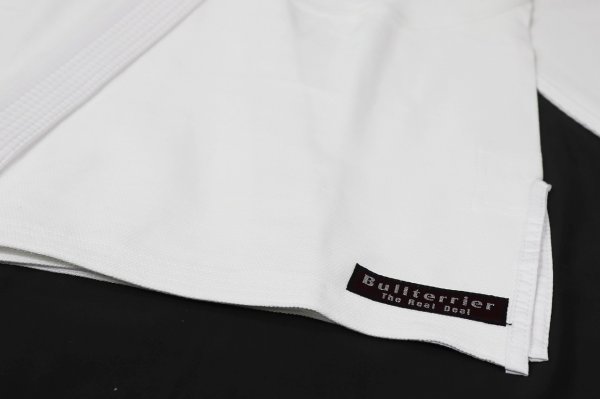 Photo6: BULLTERRIER x BONSAI Jiu Jitsu Gi Classic White (6)