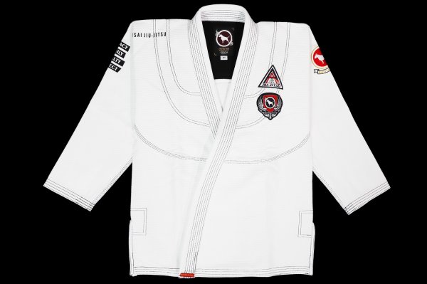 Photo1: BULLTERRIER x BONSAI Jiu Jitsu Gi COMP White (1)