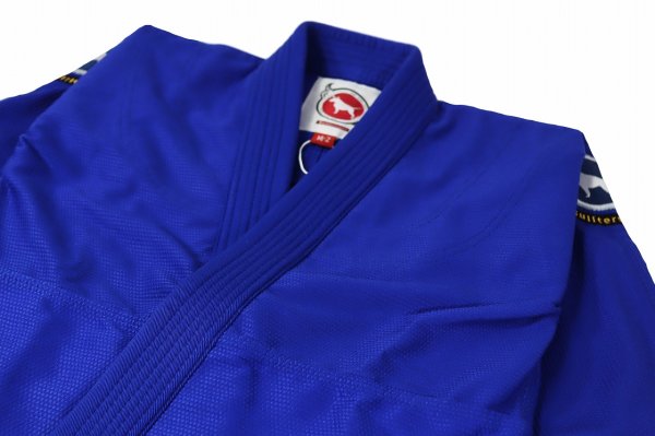 Photo5: BULLTERRIER Kids Jiu Jitsu Gi BASIC Blue (5)