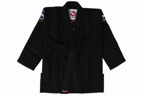 Photo1: BULLTERRIER Kids Jiu Jitsu Gi BASIC Black (1)