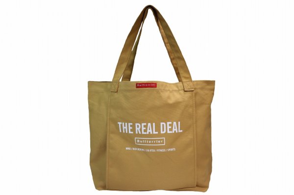 Photo1: BULL TERRIER Training TOTE Bag Camel (1)