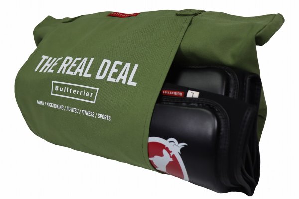 Photo6: BULL TERRIER Training TOTE Bag Army Green (6)